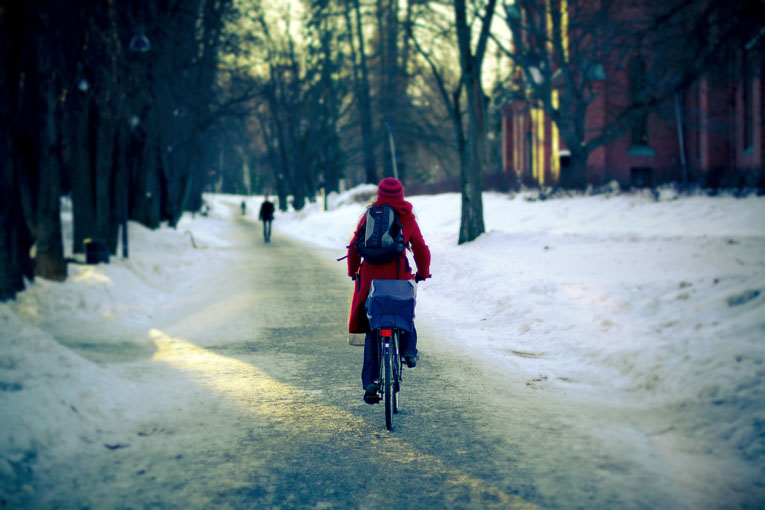 Five Better Ways to Ride a Bike in Winter