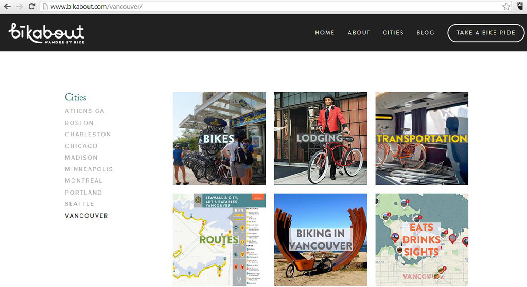 Bikabout is a One-stop Resource for Bike-friendly Travel Planning