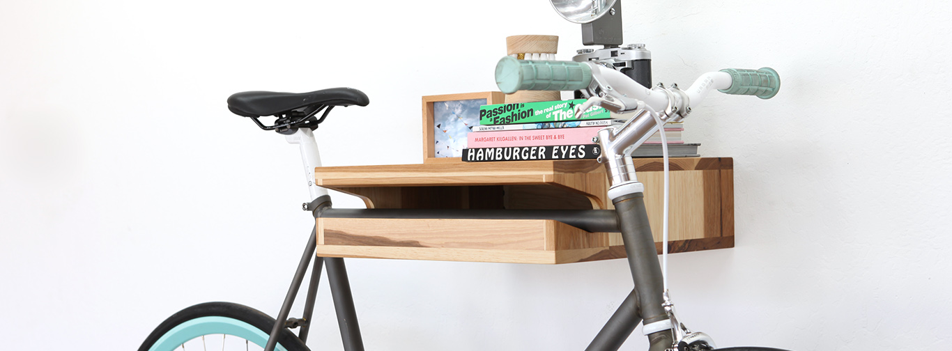 wooden bicycle storage shed