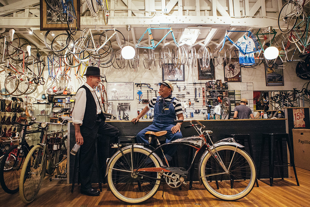 a bicycle shop