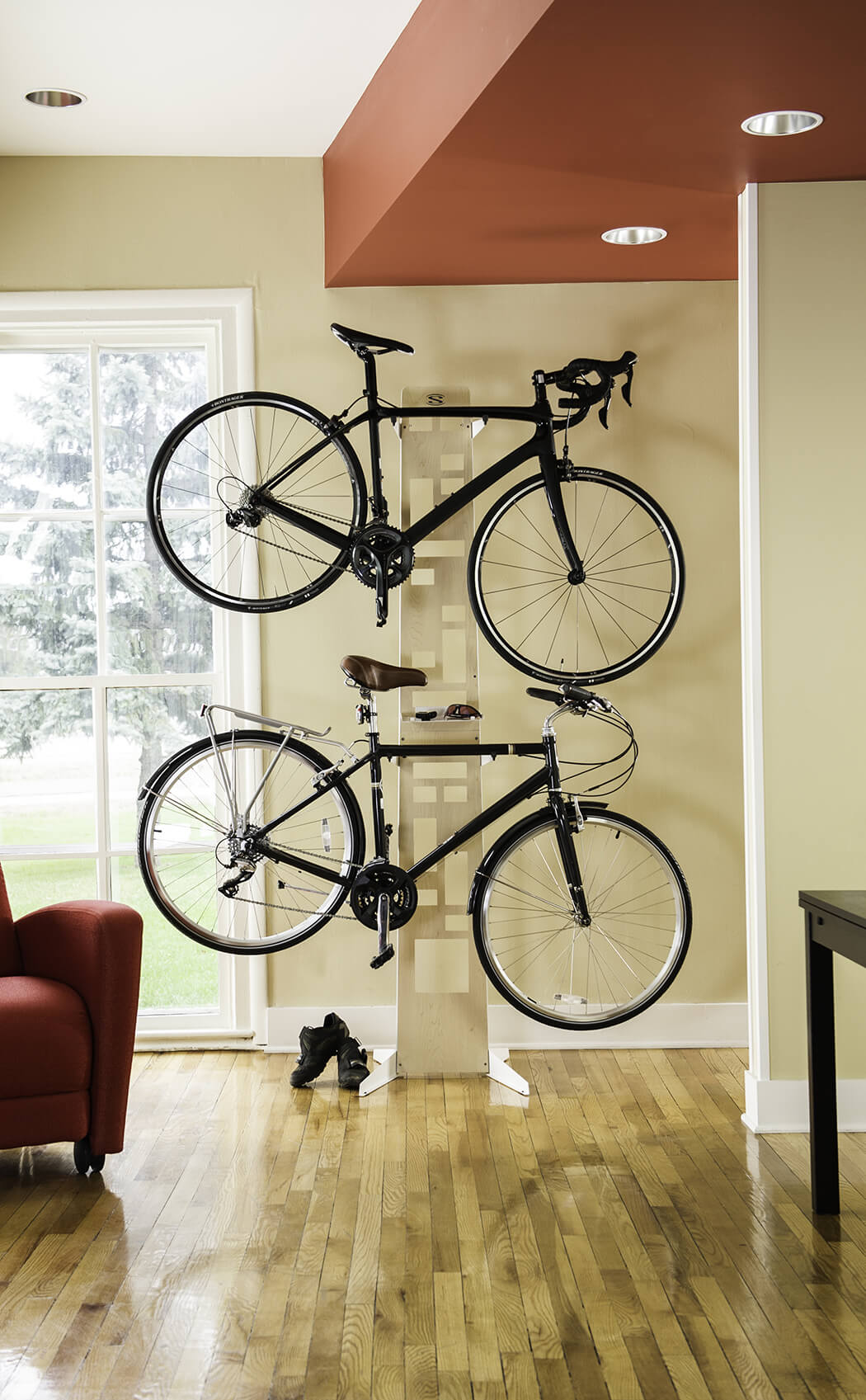 two bike storage rack
