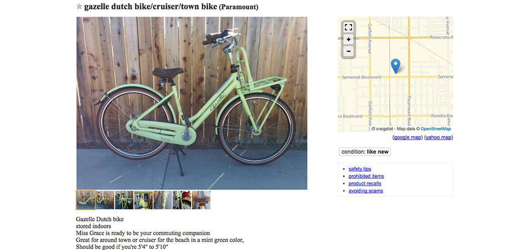 used bikes for sale craigslist