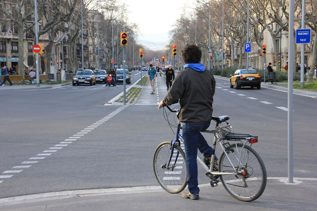 Cycling in store the city