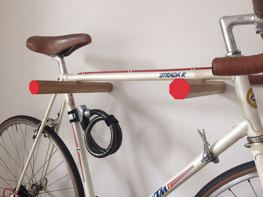 wall bike lock