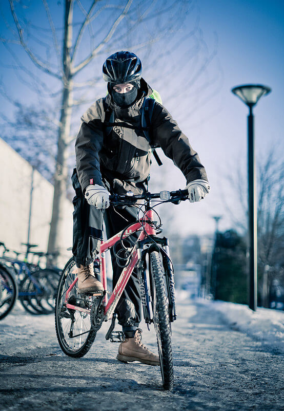 winter bike riding apparel
