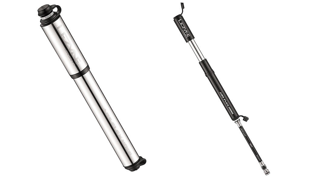 Lezyne Lite Drive Frame Mounted Hand Bicycle Pump 180mm 216mm Silver or Black