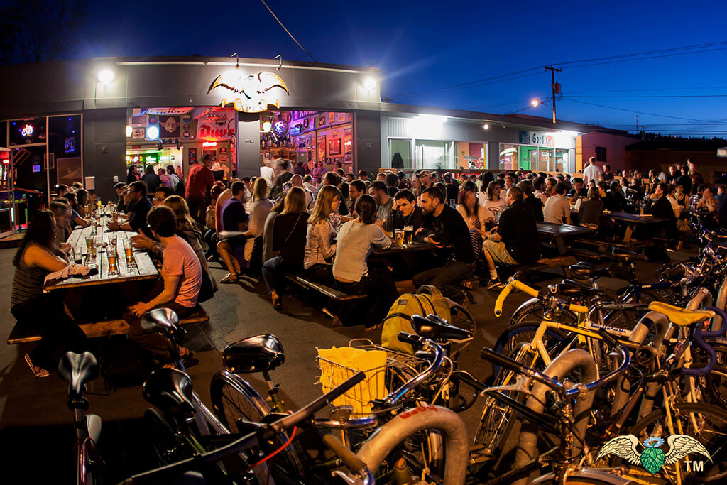 Bikes and beer are a winning combination for this Portland bar