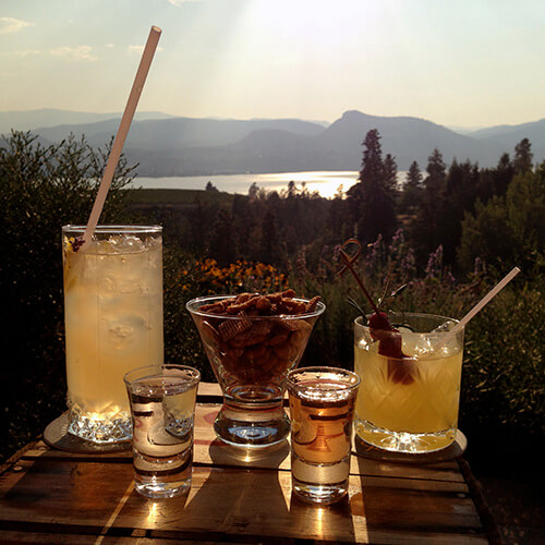 cycling in Naramata, BC