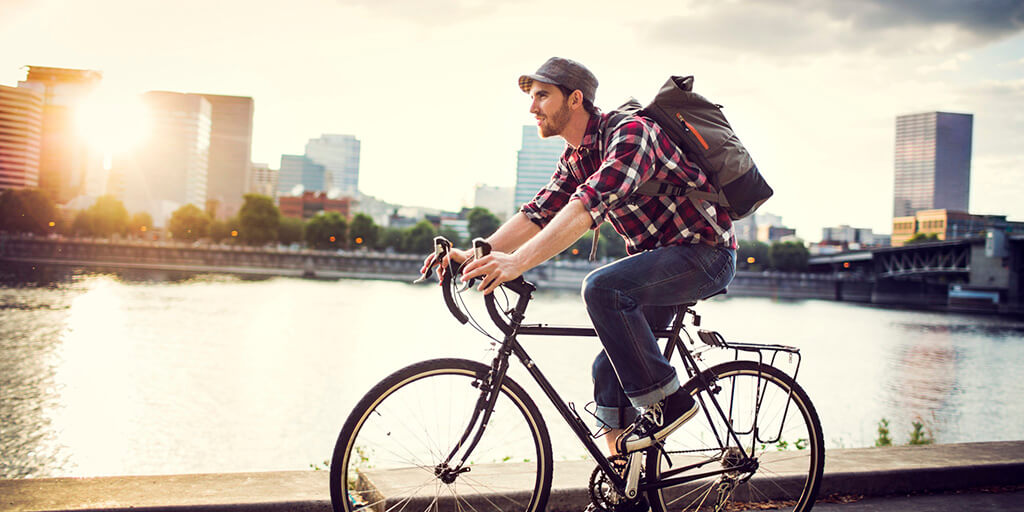 urban bike riding