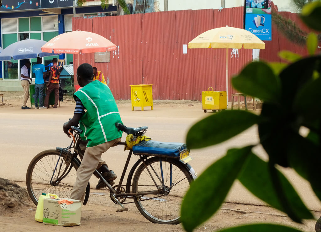 Bicycling in Rwanda