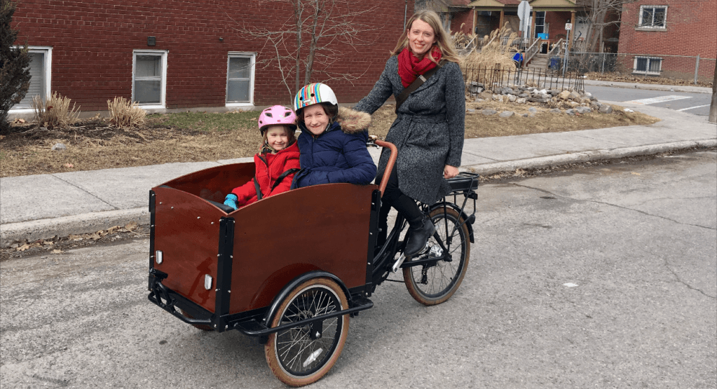 winter cargo bike