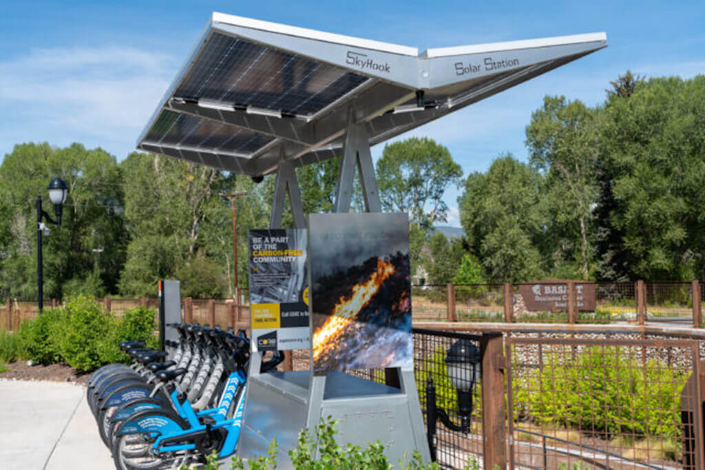 e-bike charging station in Colorado