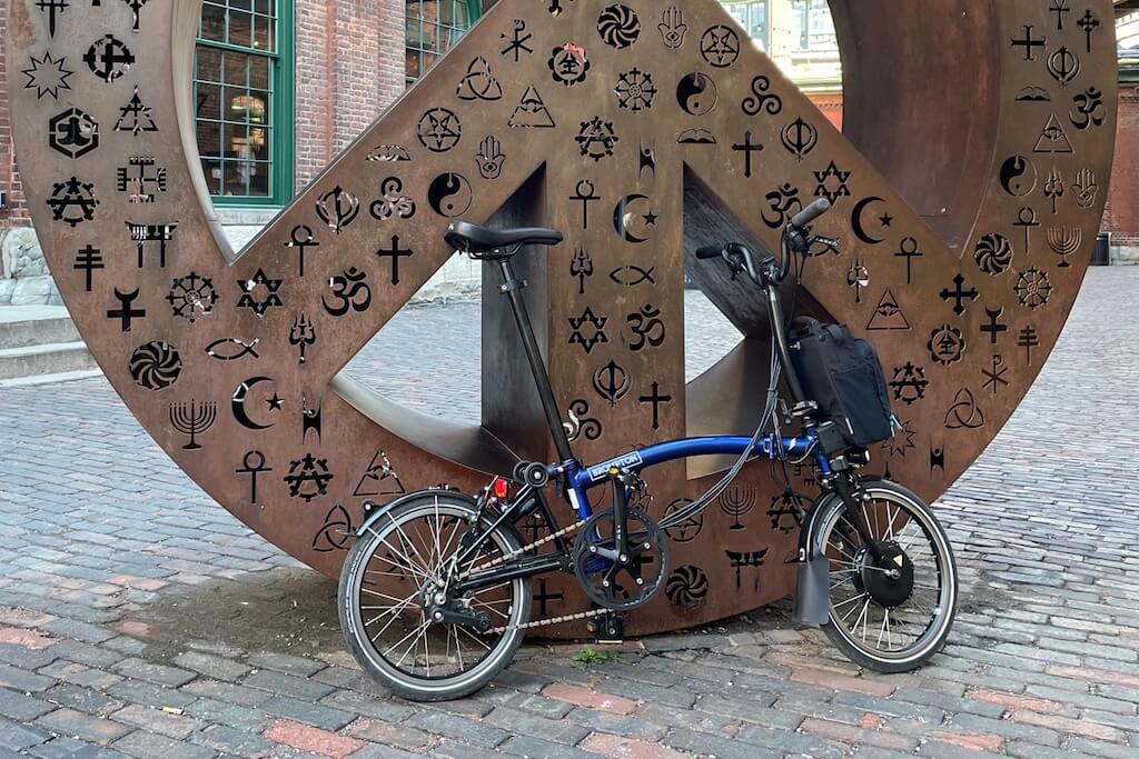 Expensive folding online bike