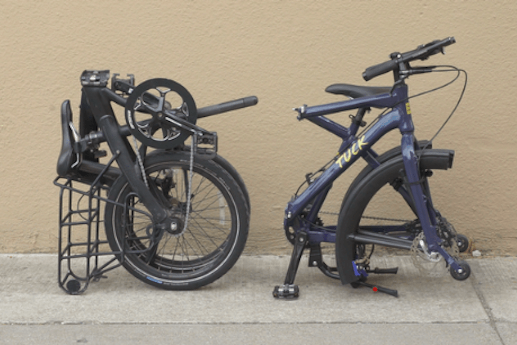 Tuck Bike compared to folding bike