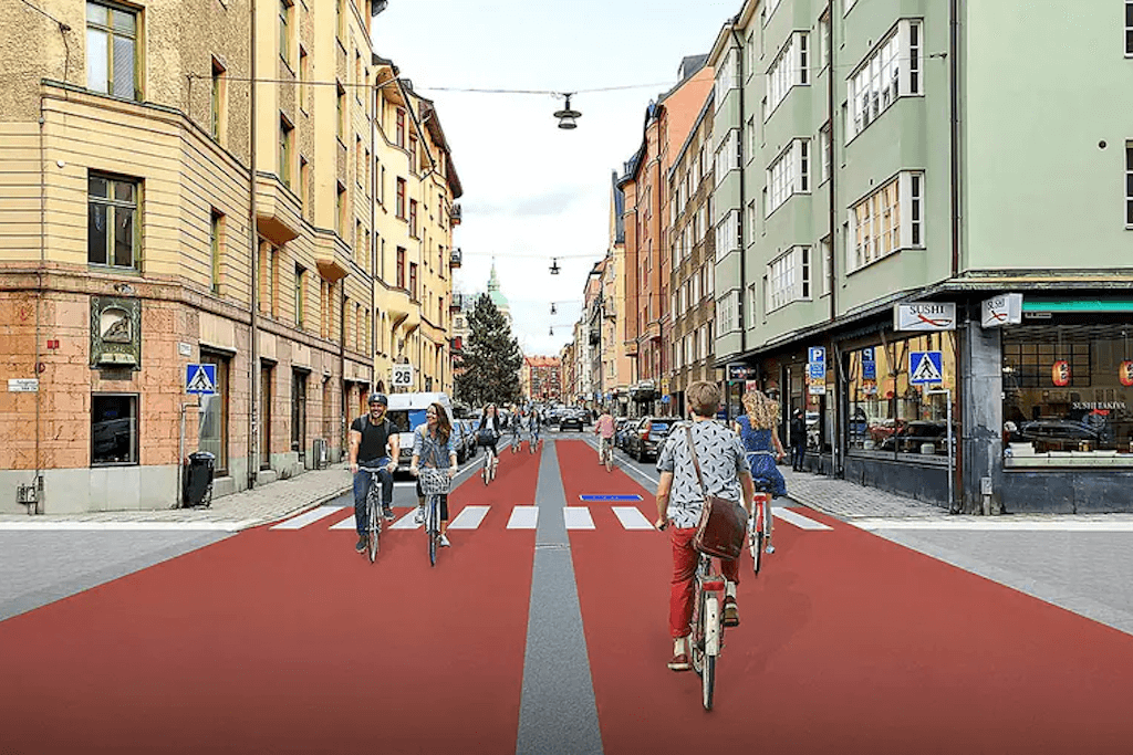 Stockholm is getting its first ‘bicycle street’