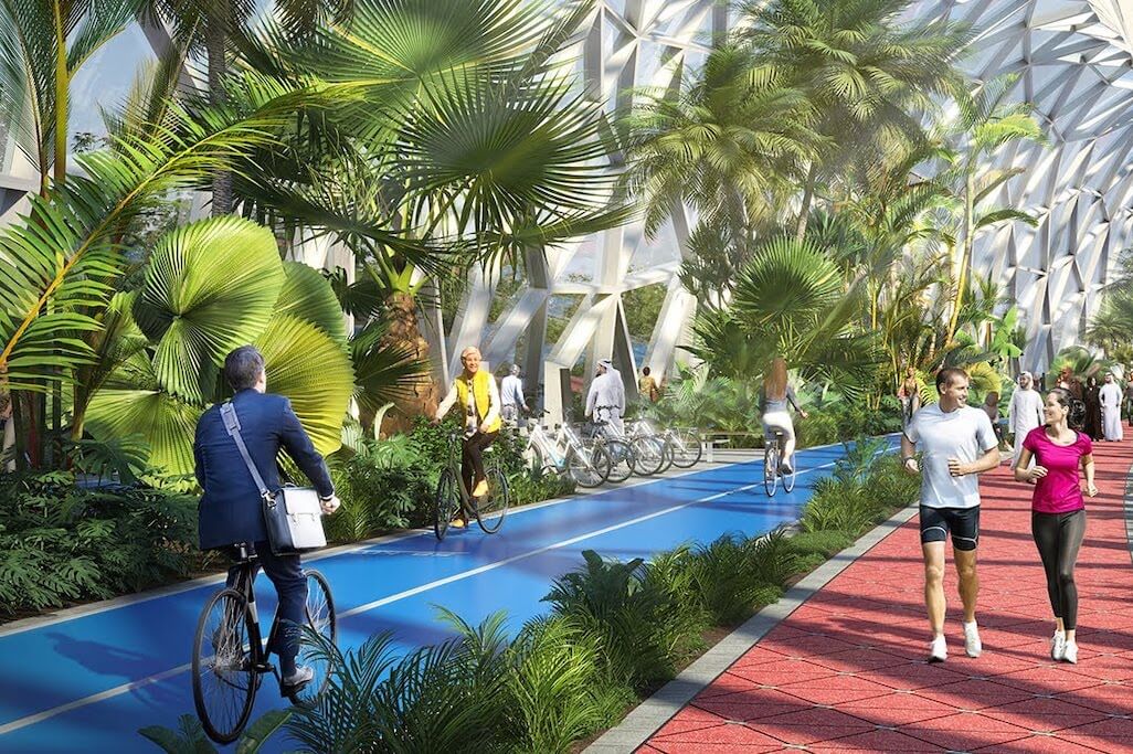 Dubai is planning a 93-km air-conditioned cycleway dubbed The Loop