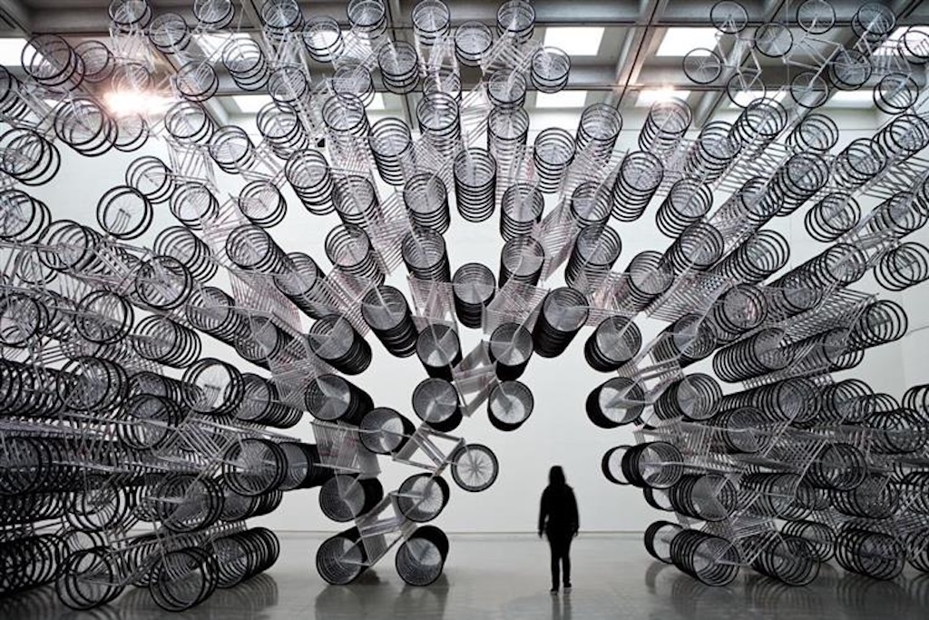 "Forever Bicycles" by Ai Weiwei