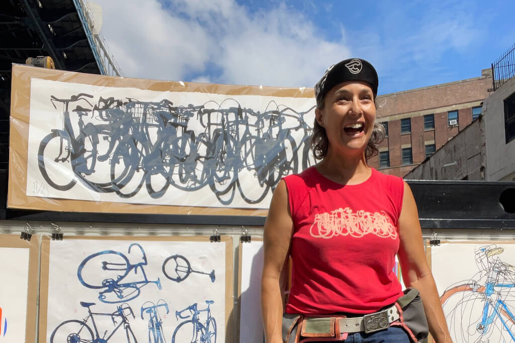Pedaling Art: Taliah Lempert’s Passion for Bicycles Inspires a Creative Journey