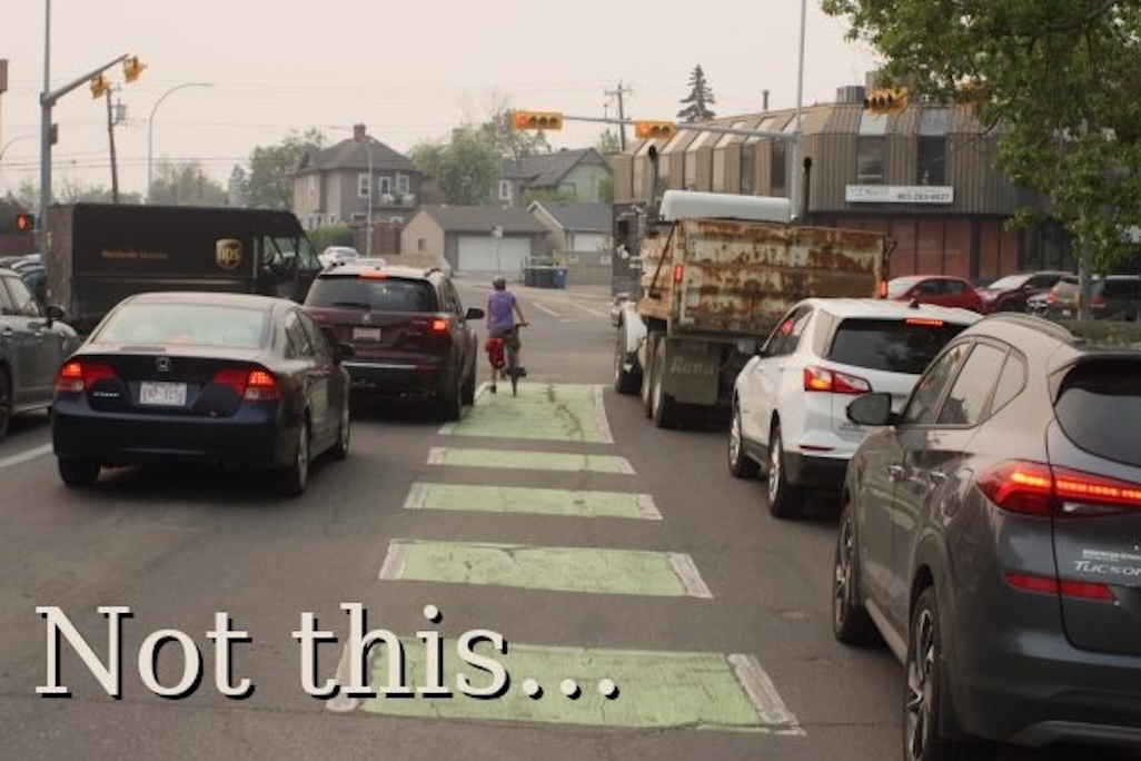 Worst bike lanes in Calgary