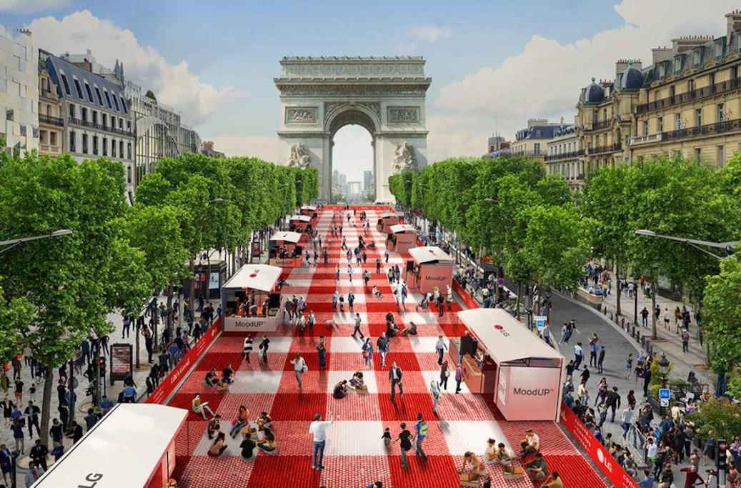 You can cycle through Paris to a giant picnic on the Champs-Elysées this spring