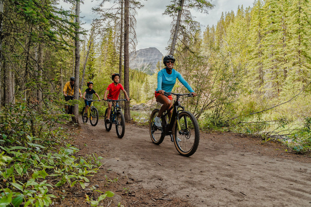 Cycling in Canmore, Alberta