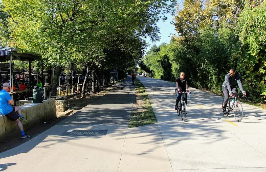 The Katy Trail in Dallas, Texas