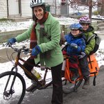 How to Bike in the Winter with Kids